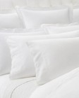 Ralph Lauren Malin Scallop Euro Pillow Sham White  225 Organic Cotton 500 Tc