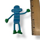 Bendable Sock Monkey Toy Blue   Green  Novelty Collect Decor Kids 4  Cute