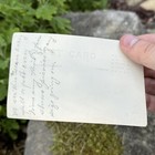 Original Antique American Indian Native American Post Card With Writing
