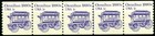 Omnibus Transportation Coil Original Issue Type Mnh Pnc5 Plate 3 Scott s 1897  