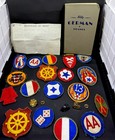 Wwii Us Army Patch Lot Airborne 13th Af Tank Destroyer 1944 Telegram