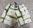 Nwt 100  Authentic Vilebrequin Moorea Swim Trunks L - White   Green - Men -large