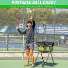 Gosports Ball Caddy With Wheels - Portable Cart Holds 140 Pickleballs