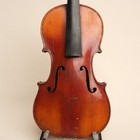  vb298 Antique German 4 4 Trade Violin Or Fiddle For Parts Or Repair