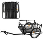 Bike Cargo Trailer Bike Wagon Bicycle Trailer With Suspension  16   Big Wheels