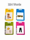 English Talking Flash Cards For Toddlers With Sound  224words  Educational Toy