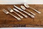 Reed   Barton  rose Cascade  Sterling Silver 6-piece Place Setting s 