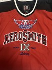 Aerosmith Concert Tee 1998 9 Lives Tour Hockey Jersey Adult Large Giant Brand