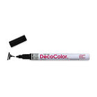 Decocolor  Paint Marker  Black Ink  Fine Point  Gloss  Opaque Marker  Permanent