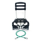 Luggage Aluminum Folding Cart Portable Hand Trunk Travel Shopping Trolley 170 Lb