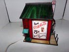 Collectible 1999 Coca Cola Franklin Mint Stained Glass Theater Table Lamp