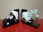 Rick And Morty Rickmobile Bookends 2017 Tour Adult Swim Collectible Rare