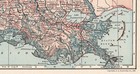1921 Vintage Louisiana Map Antique Louisiana State Map Gallery Wall Decor 2887