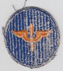 Vintage Ww2 Era Us Army Air Corps Cadet Blue Embroidered Patch Insignia Uniform