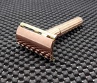 Vintage 1940 s Gillette Fat Handle Tech  De Safety Razor  Clean 