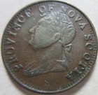 1832 Canada Nova Scotia Half Penny Token   k434 