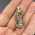 Beautiful Ancient Roman Glass Pendent With Very Rare And Unique Patina