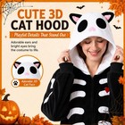 Adult Animal Pajamas Cosplay Costume Flannel One Piece Homewear Suit Jumpsuit   