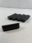 Mocap End Caps Plugs Rectangular Tube Black Lot Of 5