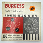 Vtg Hi-tone Magnetic Recording Tape New Old Stock   2 Empty Reels Full Frequency