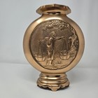 Beautiful Asian Antique Bronze Vase - Oriental Design  10  Tall