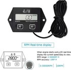 Small Engine Digital Tachometer With Waterproof Design For Accurate Rpm Tracking