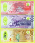Philippines 50 100 500 Piso 2024 2025 Pnew Unc - Polymer