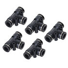 3 8  Od Nylon Air Line Push To Quick Release Pneumatic Connectors Fittings 40pcs