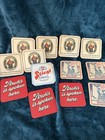 Collection Lot Of 13 Vintage Us Brewery Beer Advertising Coasters Breweriana