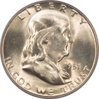1951-s Franklin Half Dollar - Pcgs Ms-64 Fbl  Original Lustrous   Pq 