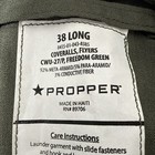 Propper Cwu 27 p Nomex 38 L Flight Suit  Flame-resistant  Military Nir Compliant