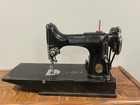 1938 Singer Featherweight 221-1 Portable Sewing Machine Working  sh