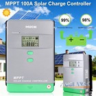 New 100a Mppt Solar Charger Controller 12v 24v 36v 48v Auto Parallel Solar Lcd