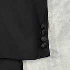 Hickey Freeman Collection Canterbury Black Wool Tuxedo Jacket Notch Lapel 42l