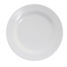 Hubert   Dessert Plates Wide Rim Melamine White - 6 1 2 Dia 48 Per Case