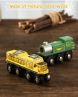 Sainsmart Jr  Wooden Train Set Accessories  Magnetic Toy Car Set  10 Pcs   Co   