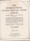 Vintage Scott International Junior Postage Stamp Album - See Description - Look 