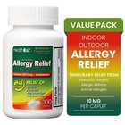 Healtha2z   Allergy Relief  Cetirizine 10mg  Dye Free  All Day Allergy Relief  In