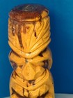 Tiki Statue Hand Carved Wooden Figures Figurine Small 6  Tropical Barware