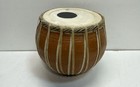 Indian Tabla Bayan Drum Clay Terracotta Body Traditional Percussion
