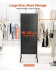 Vevor Pegboard Display Stand With 30 Hooks Pegboard Panels Display With Wheels