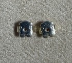 Tous Bear Earrings 925 Silver Crystal Stud Cute Jewelry Gift Accessories F369