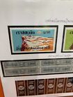 Thailand Revenues Stamps Tobacco   s Sprit And India Court Revenues On Album Sheet