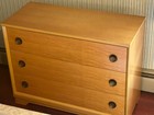 Blonde Wood Bedroom Furniture Set Vintage 1940s