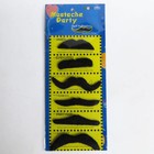 6pcs set Stylish Costume Funny Party Fake Moustache Black - Fast Shipping