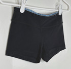 Ivivva Lululemon Girls 10 Athletic Running Shorts Reversible Blue Contrast Waist