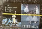 Vtg 60s Russian Bolshoi Kirov Ballet Program Lot S Hurok  Plisetskaya Makarova