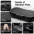 Vibration Plate Exercise Machine 7 In 1 Vibration Plate Led Display 400lb