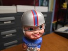 Houston Oilers Nfl Vintage 1960s Gold Base Nodder Bobblehead Bobbing Head Doll