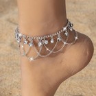 Heart Anklet Bracelet Foot Chain Beach Summer Jewelry Adjustable Ankle Bracelet